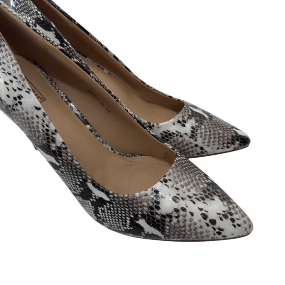 IDIFU Fashion Faux Leather Snake-Print Pointed-Toe High Heels Women SZ 11 - Picture 13 of 16